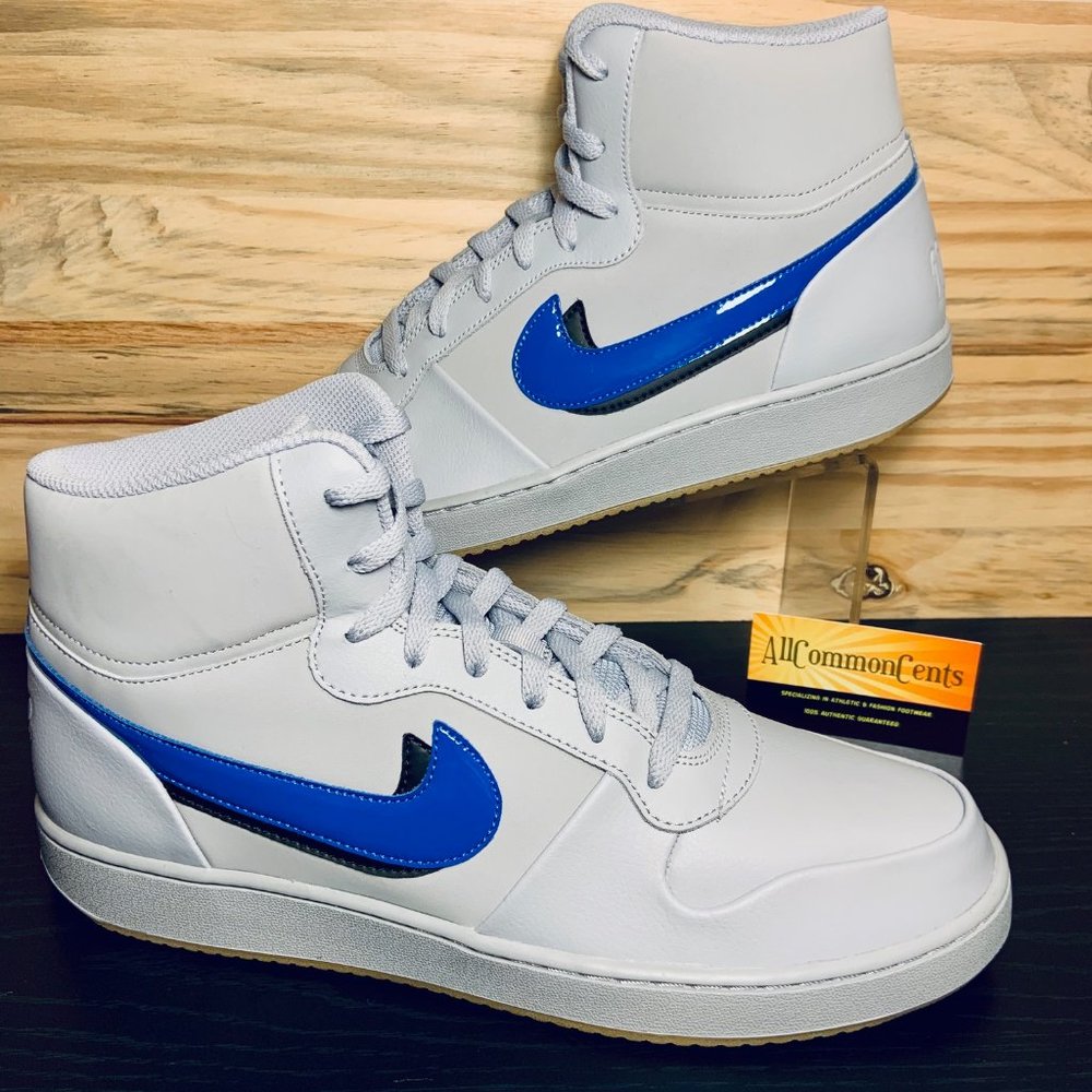 New Nike Ebernon Mid Premium Basketball Wolf Grey